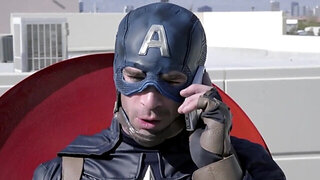 Peta Jensen fucking as Black Widow in a taboo porn spoof