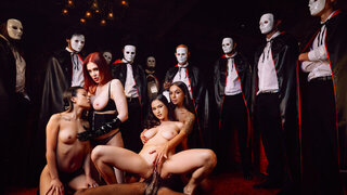 Black lover grants endless cock to all these charming girls