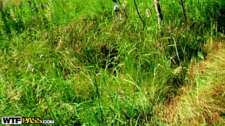 Sexy picnic with one of the hottest college sluts