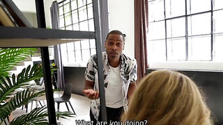 Blonde beauty is going to cuck her kinky BBC boyfriend