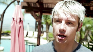 Wimpy cuckold has to watch his  GF ride another man's dick