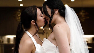 Scissoring fun for Charlotte Sins and Melissa Stratton