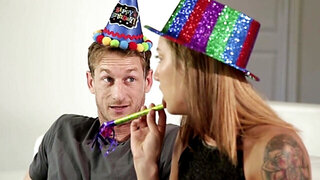 Perfect cocksucker shows what she can do with a THROBBER