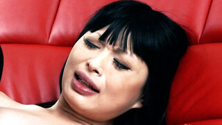 Muscular man tenderly makes love with exotic mistress Miyabi