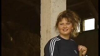 naughty-hotties - German BBW fucked in stable