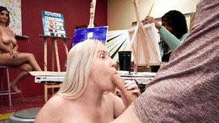 There's no better art class than art in hot fucking