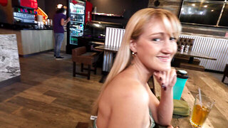 Starting in the restaurant and moving into the bathroom