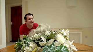 Frisky blonde housewife milks and rides her brother-in-law