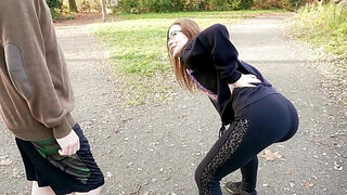 Sneaking in the shower and looking at the redhead