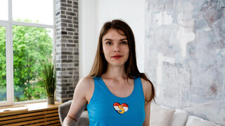 Princess Alice spreading her legs and showing her holes